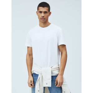 Pepe Jeans pánské bílé tričko Jim - S (800)
